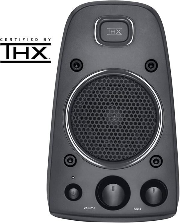 Logitech Z625 2.1 THX Certified Desktop Speaker System – Powerful 400W Surround Sound with Deep Bass