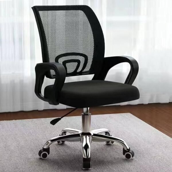 1-Seater Mesh Office Chair with Armrests | Ergonomic Comfort for Work & Study – Shopro Trinidad