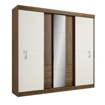 Sognare 5 Door 8 Drawer Wardrobe – Luxury Modern Storage for Your Bedroom