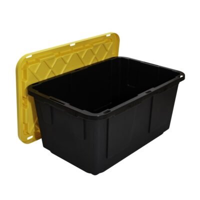 Heavy-Duty 102L Lockable Storage Box – Stackable & Durable with Handles