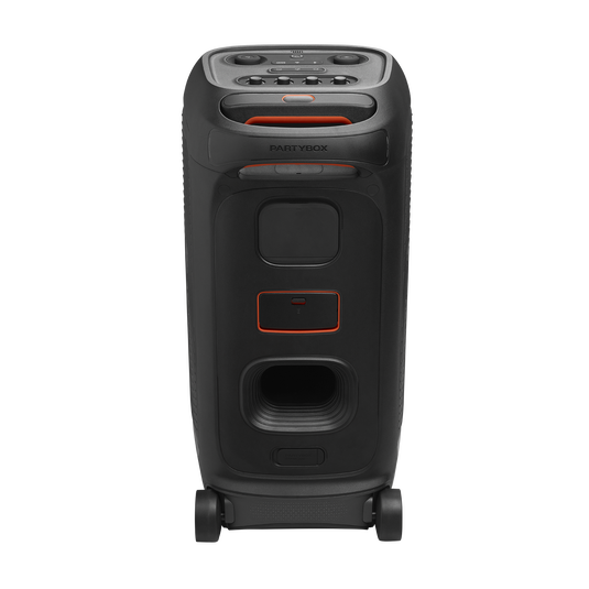 JBL PartyBox Stage 320 – 240W Portable Bluetooth Party Speaker with Dual 6.5″ Woofers, RGB Light Show, Mic & Guitar Inputs, IPX4 Splash-Proof, 18H Swappable Battery