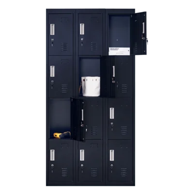 MASYOUNGER 12-Door Metal Storage Locker – Heavy Duty, Secure & Stylish (W35.5″ x D18″ x H73″)