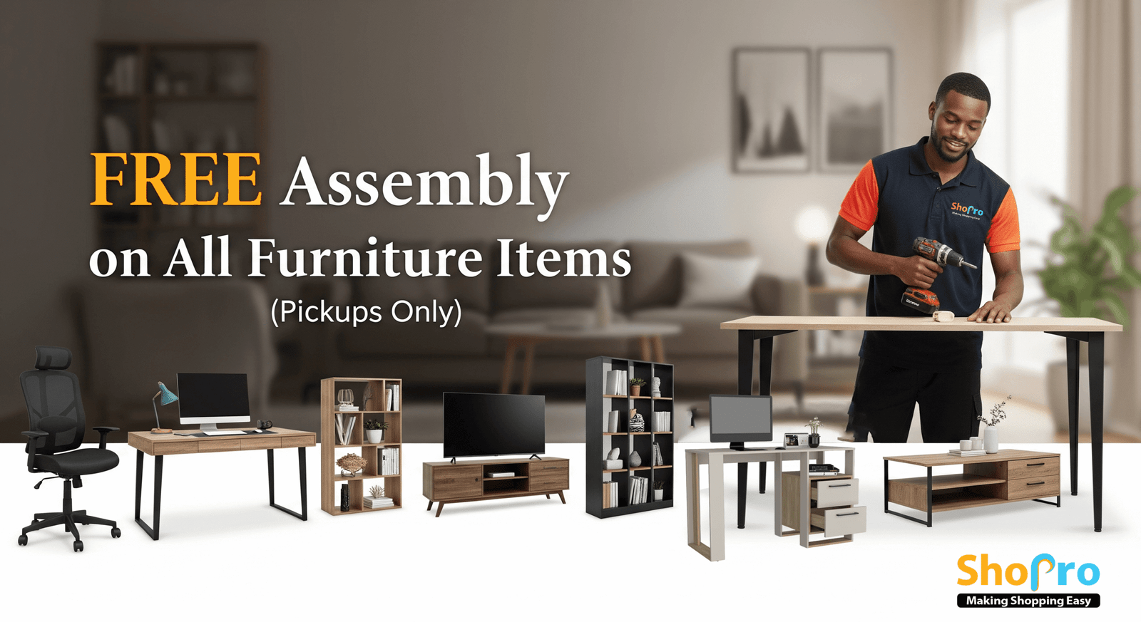 Shopro Free Assembly Trinidad