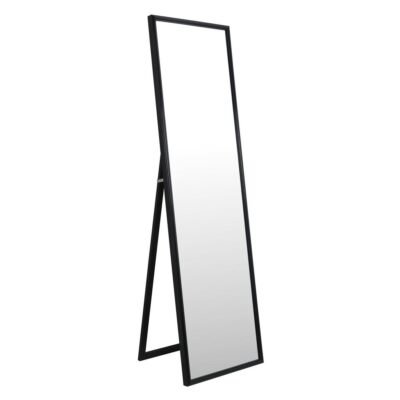 🪞 Large Full-Body Standing Mirror – Black