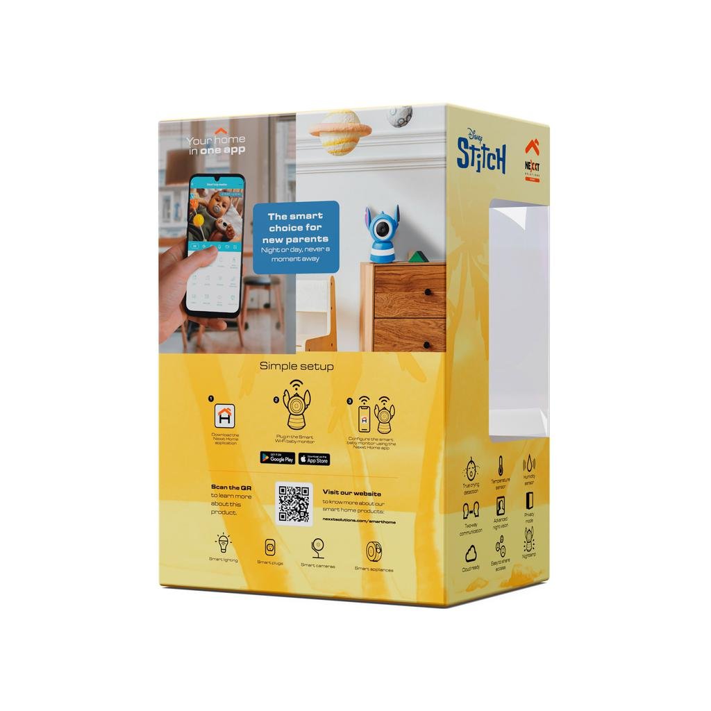 Nexxt Solutions Stitch Safety Camera for Children – Peace of Mind with a Fun Design