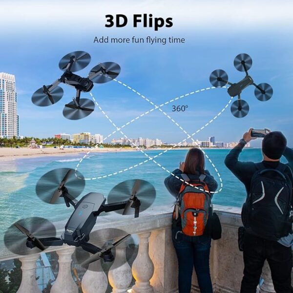 E58 Foldable Drone with 1080P HD Camera – FPV Quadcopter for Adults
