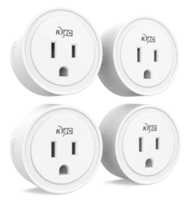 KMC Smart Plug Mini 4-Pack – Wi-Fi Smart Outlets for Alexa & Google Home