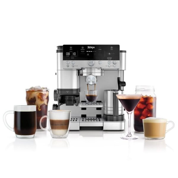 Ninja Luxe Cafe Premier Series 3-in-1 Espresso Machine – Smart Home Barista System