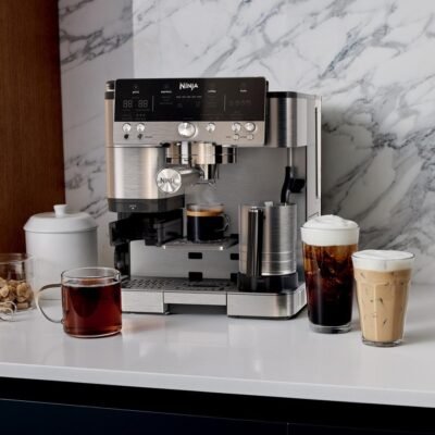 Ninja Luxe Cafe Premier Series 3-in-1 Espresso Machine – Smart Home Barista System