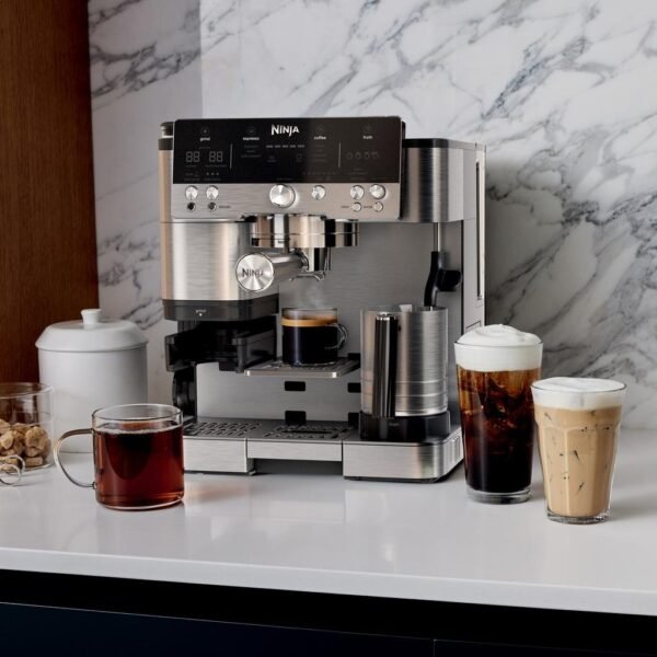 Ninja Luxe Cafe Premier Series 3-in-1 Espresso Machine – Smart Home Barista System