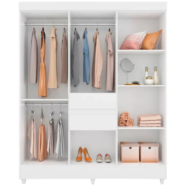 Munique 8-Door Wardrobe – White