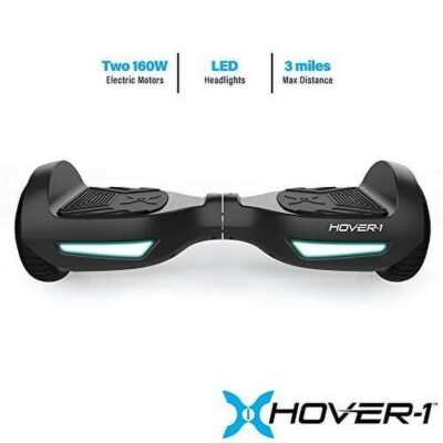 Hover-1 Drive Hoverboard – 320W Dual Motors, LED Headlights, 7 MPH, Self-Balancing | Model H1-DRIVE