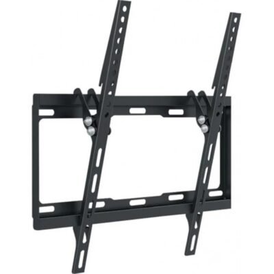TV Wall Mount 32″–55″ Tilting Bracket – Low Profile, VESA 400×400, Heavy-Duty Steel