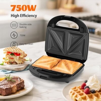 MASTERTECH SafeSeal Non-Stick Sandwich Maker