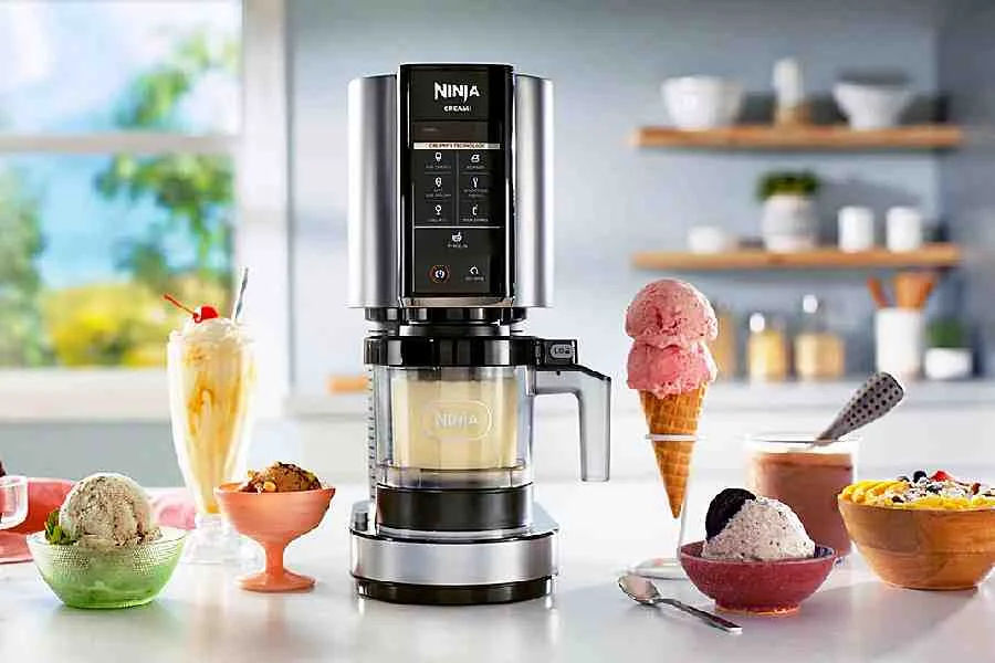Ninja Creami Ice-cream Maker 7 Program Machine for Ice Cream, Sorbet, Shakes & More | Low Sugar & Dairy-Free Friendly