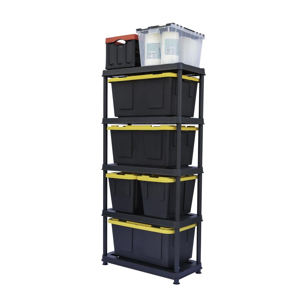 Heavy Duty 5-Tier Storage Rack (330kg Per Shelf) – Durable Plastic Organizer for Home, Office & Garage | Shopro Trinidad
