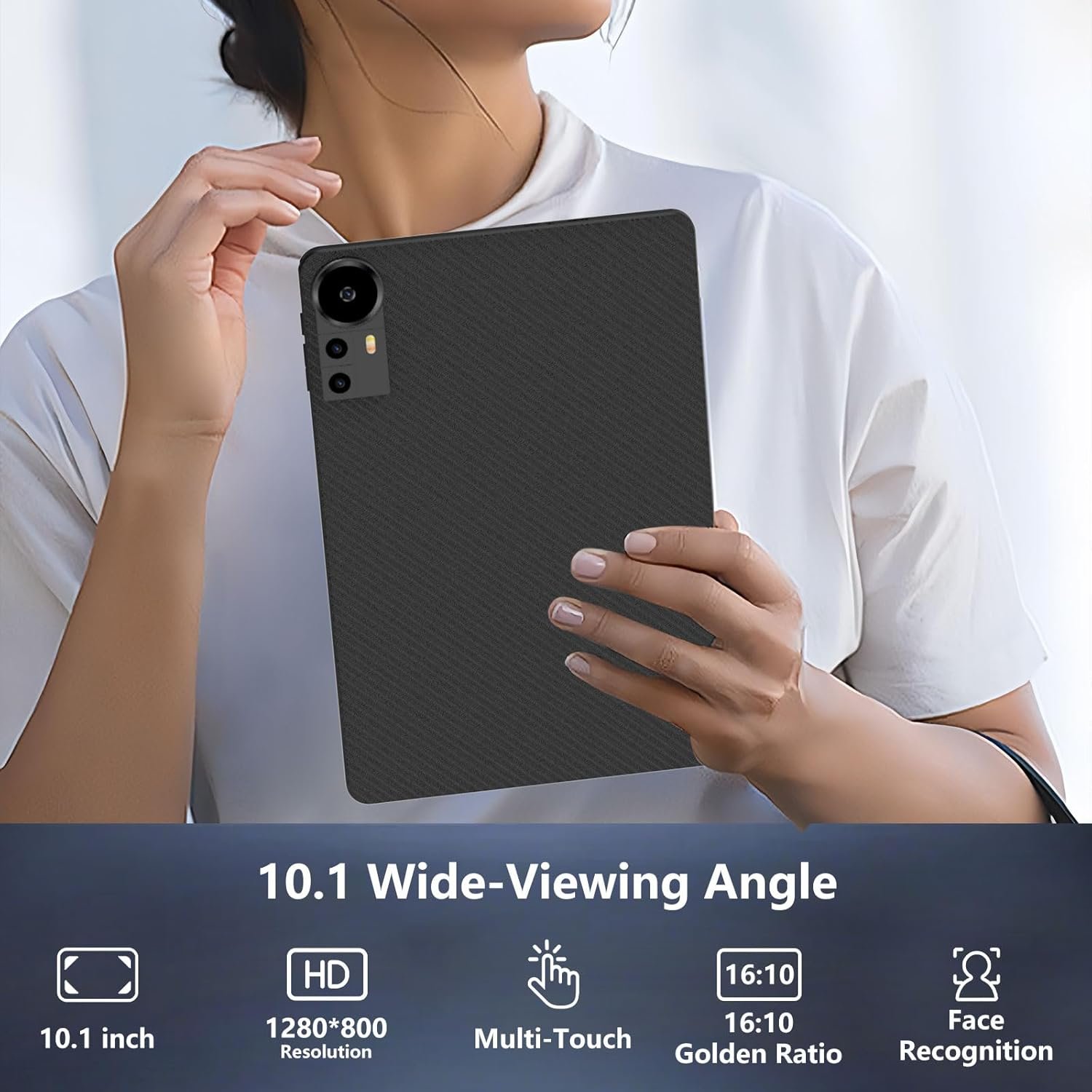 Midnight Grey ProTab 10 – 20GB RAM | 128GB + 2TB | Android 15 Tablet