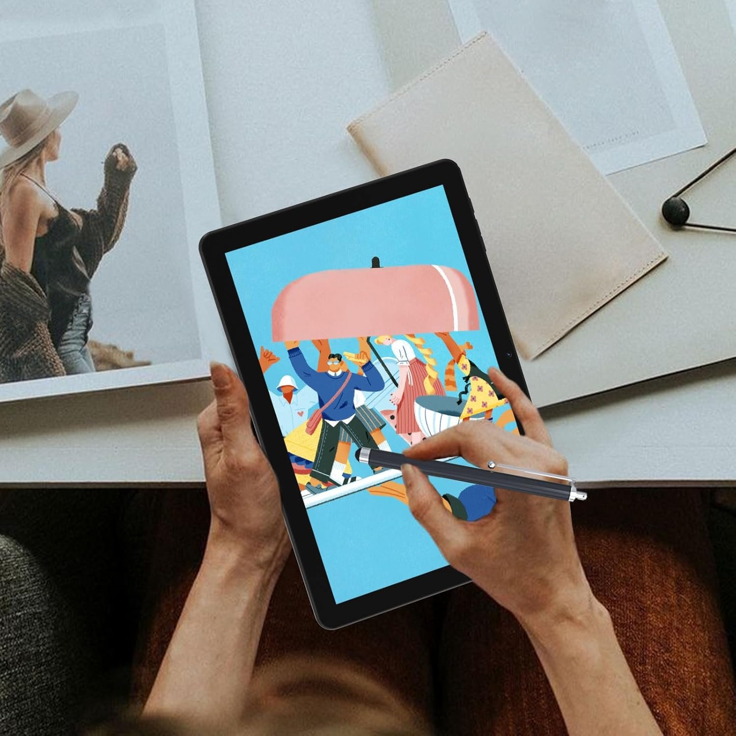 Midnight Grey ProTab 10 – 20GB RAM | 128GB + 2TB | Android 15 Tablet