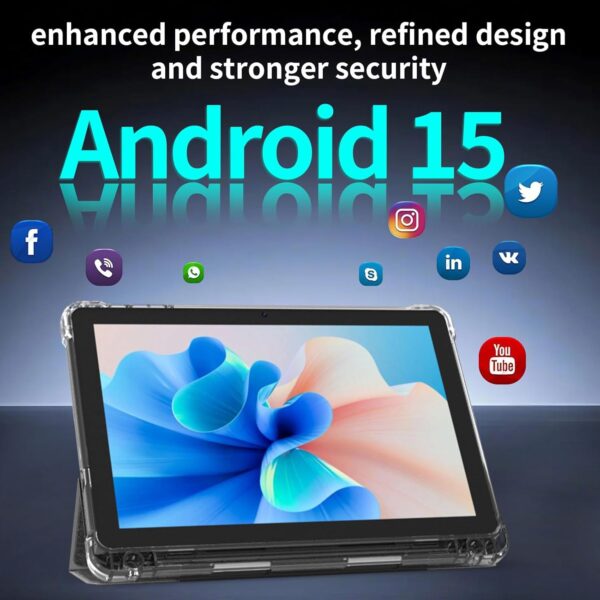 Grey ProTab 10 Android Tablet 20GB RAM 128GB Storage – Expandable Up