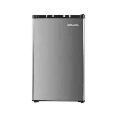 Maxsonic 5 Cu Ft Mini Fridge – Compact Single Door Refrigerator | Stainless Steel | Energy