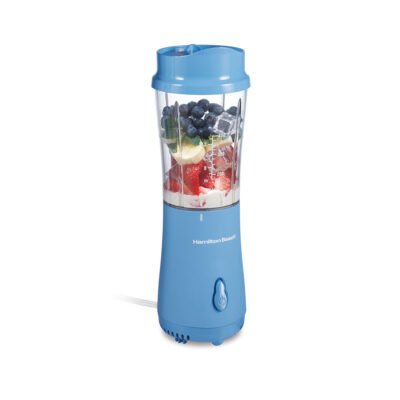 Hamilton Beach Personal Blender with Travel Lid – BLUE