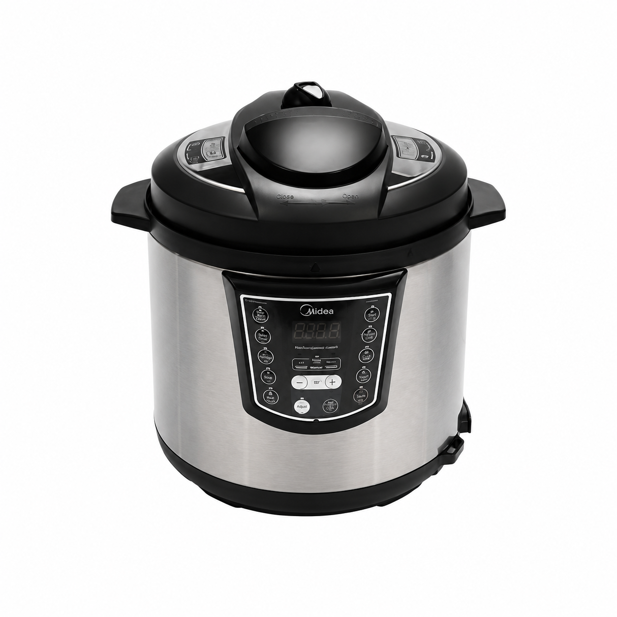 Pressure cooker Midea 6L Electric Pressure Cooker – 1000W Digital Multi Cooker | Silver & Black