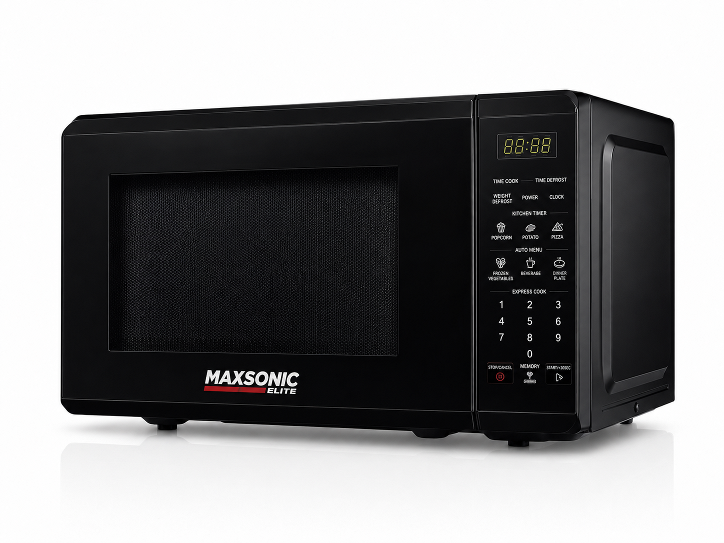 MAXSONIC Elite Microwave Oven – Compact Digital Countertop Microwave | Shopro