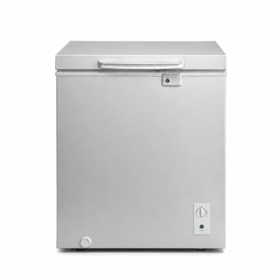 Maxsonic Silver Chest Freezer with Lock & Key – Secure Deep Freezer for Home & Business | ShopPro Trinidad