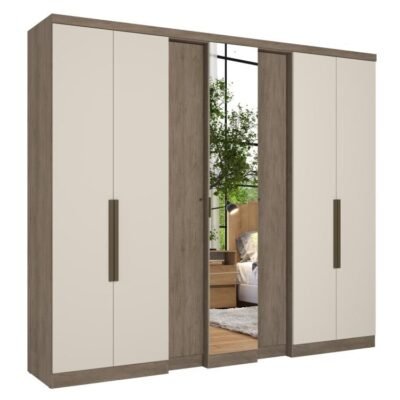 THB Selecto Wardrobe – 98.4” Modern Bedroom Wardrobe with 4 Drawers | Premium Storage Cabinet in Trinidad