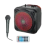 Unno Tekno BeatBox TWS Karaoke Speaker – 8″ Bluetooth Speaker with RGB Lights & Microphone
