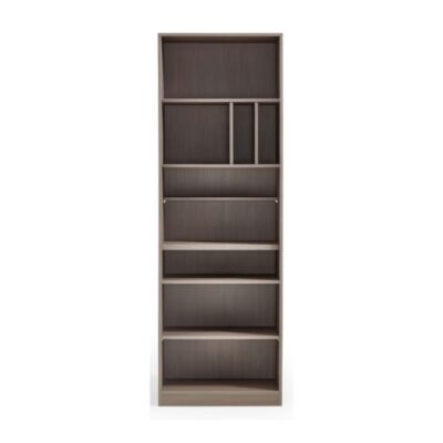 Brown Bookshelf & Bookcase Organizer – 71″ Tall Melamine Storage Shelf for Home & Office | Shopro Trinidad