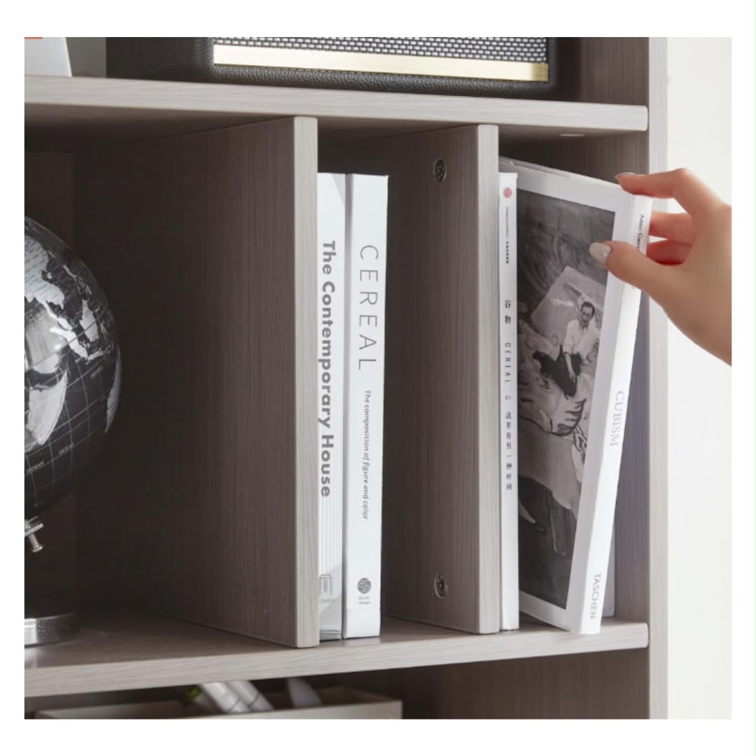 Brown Bookshelf & Bookcase Organizer – 71″ Tall Melamine Storage Shelf for Home & Office | Shopro Trinidad at Shopro Trinidad