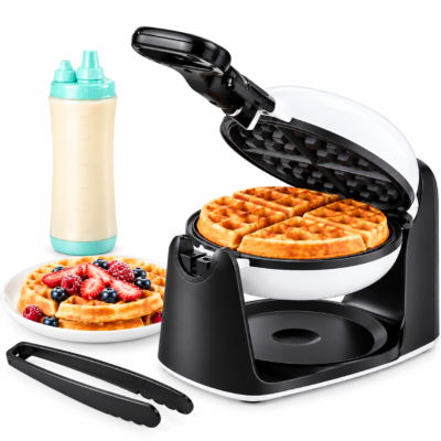 Belgian Waffle Maker – Dash Rotating 6.6″ Nonstick Waffle Maker with Batter Dispenser | Shopro Trinidad