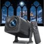 Mini Projector – 1080P Portable Projector with WiFi & Bluetooth