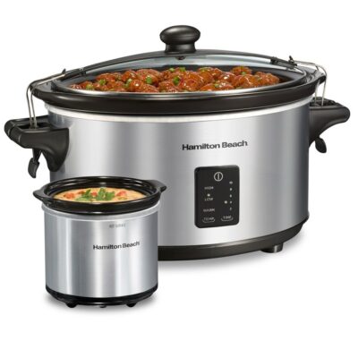 7-Quart Programmable Slow Cooker + Party Dipper Food Warmer