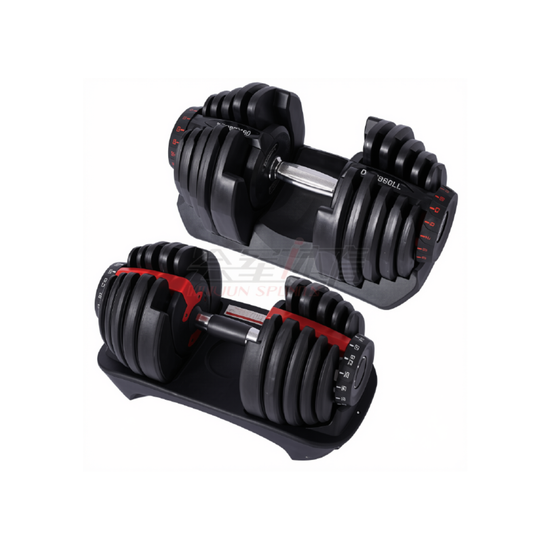 24kg Adjustable Dumbbell Set with Storage Base at Shopro Trinidad
