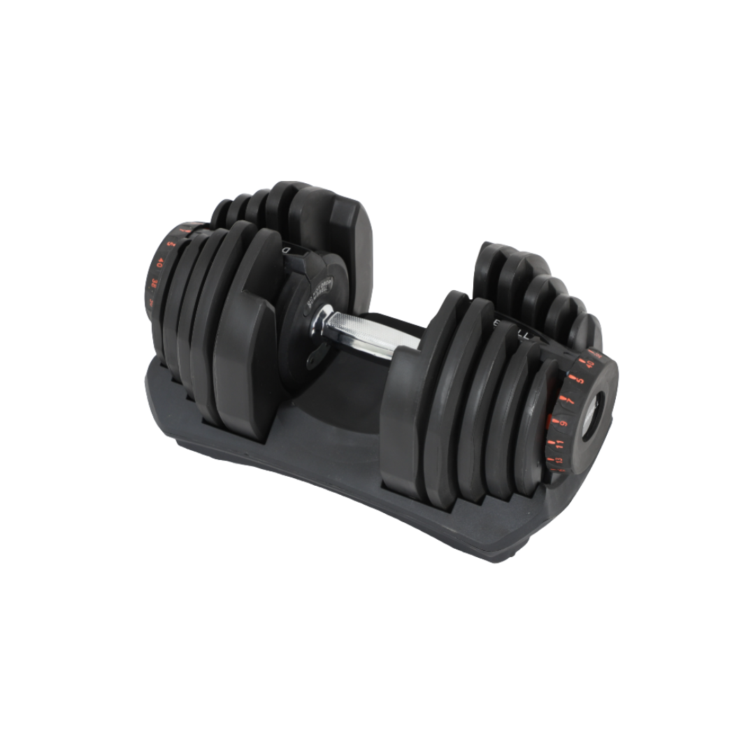 24kg Adjustable Dumbbell Set with Storage Base at Shopro Trinidad
