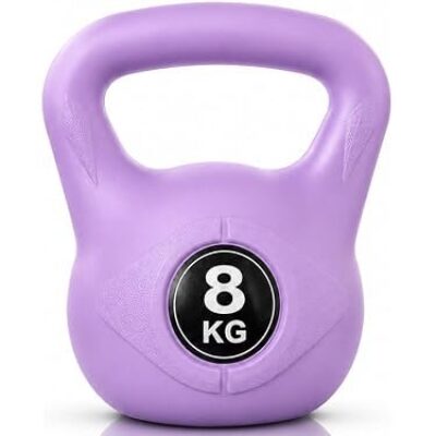Shopro 8kg Sand-Filled Kettlebell – Purple
