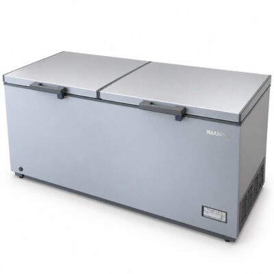 MAXSONIC 25 Cu. Ft. Dual-Function Chest Freezer with Dual Lids – MAX-CF25SLV | Trinidad