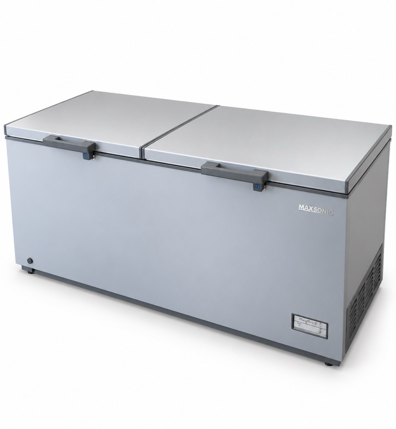 MAXSONIC 25 Cu. Ft. Dual-Function Chest Freezer with Dual Lids – MAX-CF25SLV | Trinidad at Shopro Trinidad