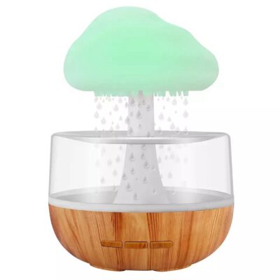 300ML Rain Cloud Humidifier & Aroma Diffuser with 7-Colour LED Lights