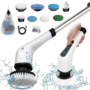 7-in-1 Rechargeable Electric Spin Scrubber Cleaning Brush – 25W with Multiple Attachments